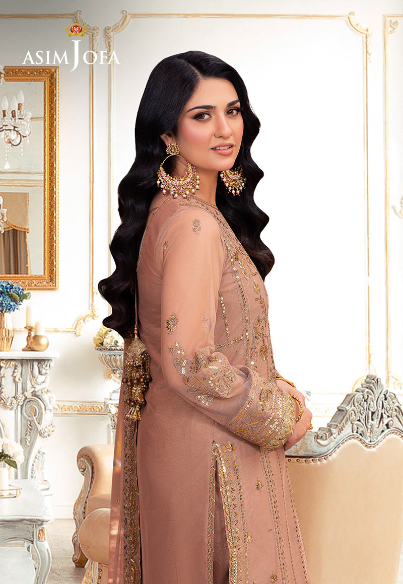 Asim Jofa | festive luxe | AJEM-09 by Asim Jofa - Designer Dress - Type: Ladies Clothes - Available at Libayah - 100% Original