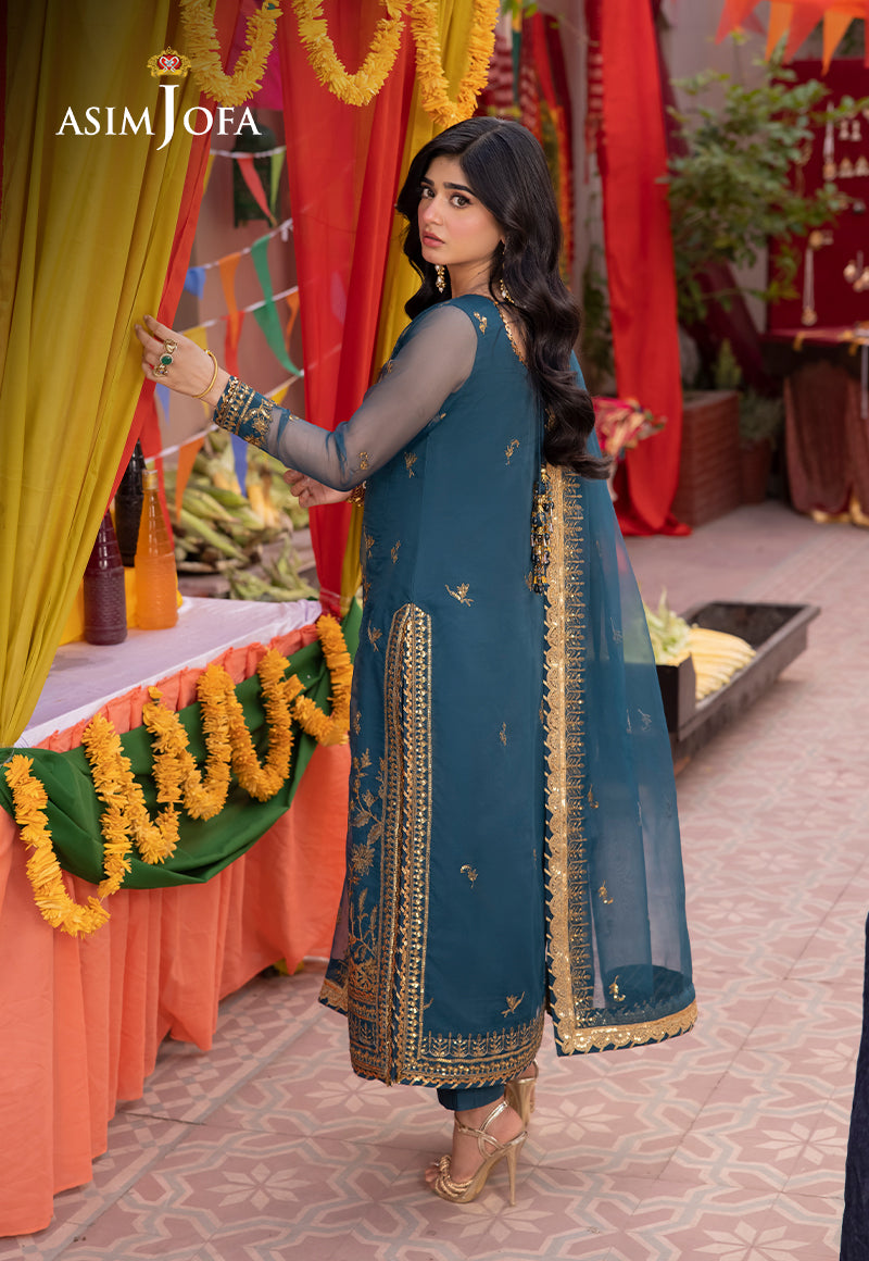 Asim Jofa | Pyaar Diyan Gallan Formals | AJEM-13 by Asim Jofa - Designer Dress - Type: Ladies Clothes - Available at Libayah - 100% Original