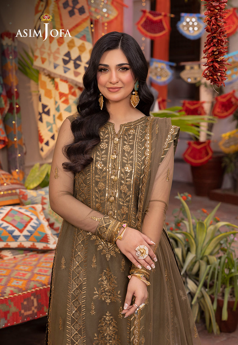 Asim Jofa | Pyaar Diyan Gallan Formals | AJEM-05 by Asim Jofa - Designer Dress - Type: Ladies Clothes - Available at Libayah - 100% Original