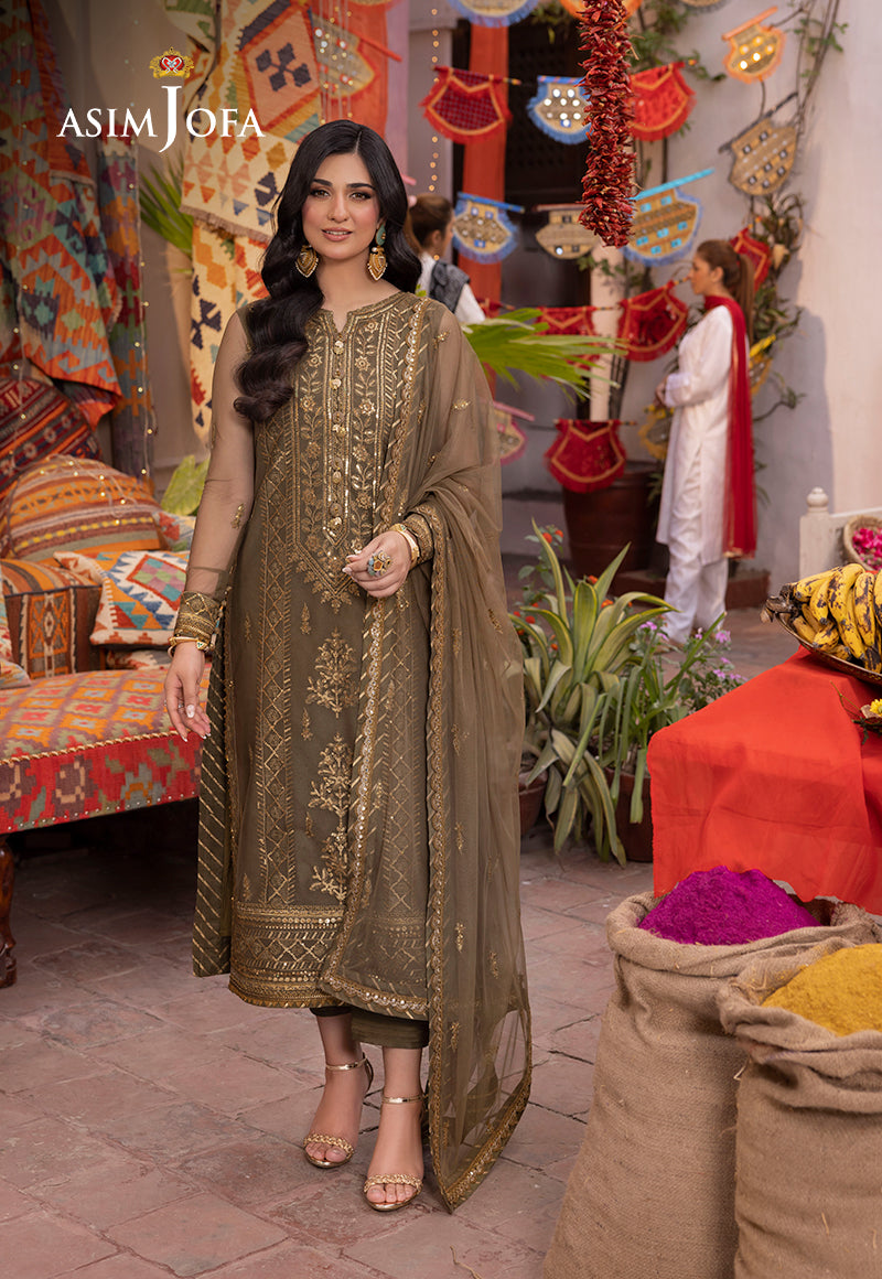 Asim Jofa | Pyaar Diyan Gallan Formals | AJEM-05 by Asim Jofa - Designer Dress - Type: Ladies Clothes - Available at Libayah - 100% Original