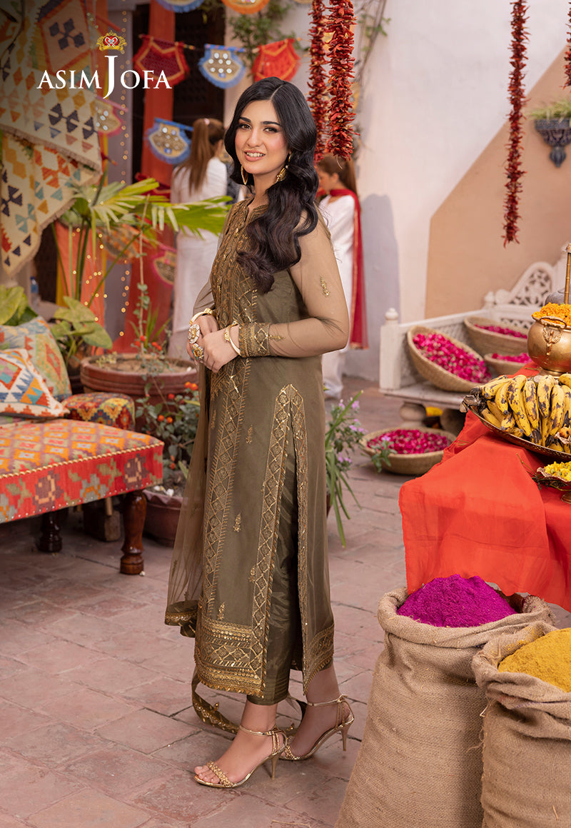 Asim Jofa | Pyaar Diyan Gallan Formals | AJEM-05 by Asim Jofa - Designer Dress - Type: Ladies Clothes - Available at Libayah - 100% Original