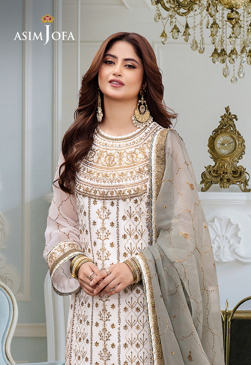 Asim Jofa | festive luxe | AJCF-17 by Asim Jofa - Designer Dress - Type: Ladies Clothes - Available at Libayah - 100% Original