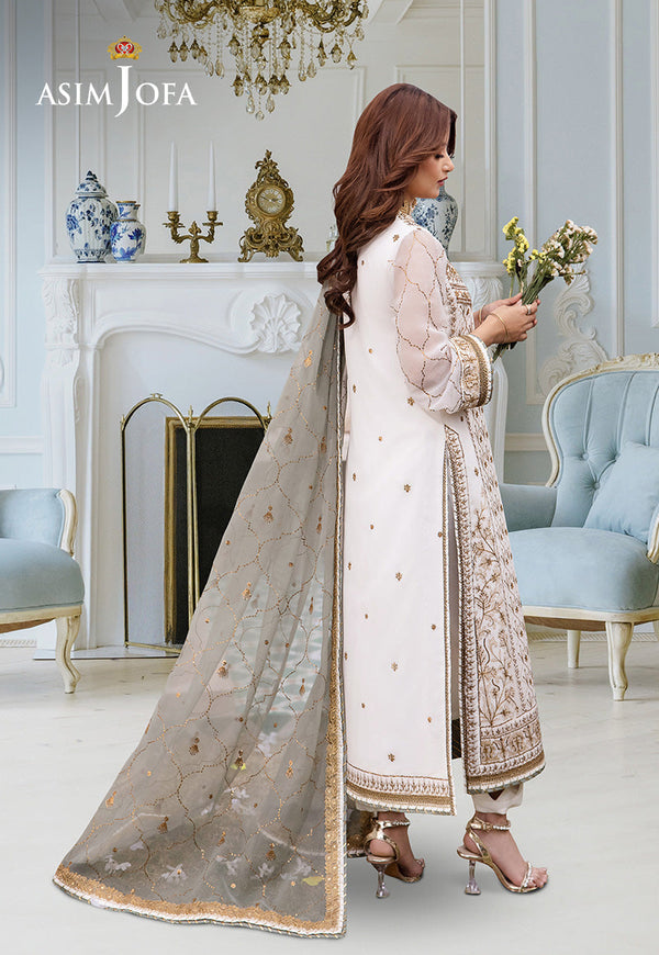 Asim Jofa | festive luxe | AJCF-17 by Asim Jofa - Designer Dress - Type: Ladies Clothes - Available at Libayah - 100% Original