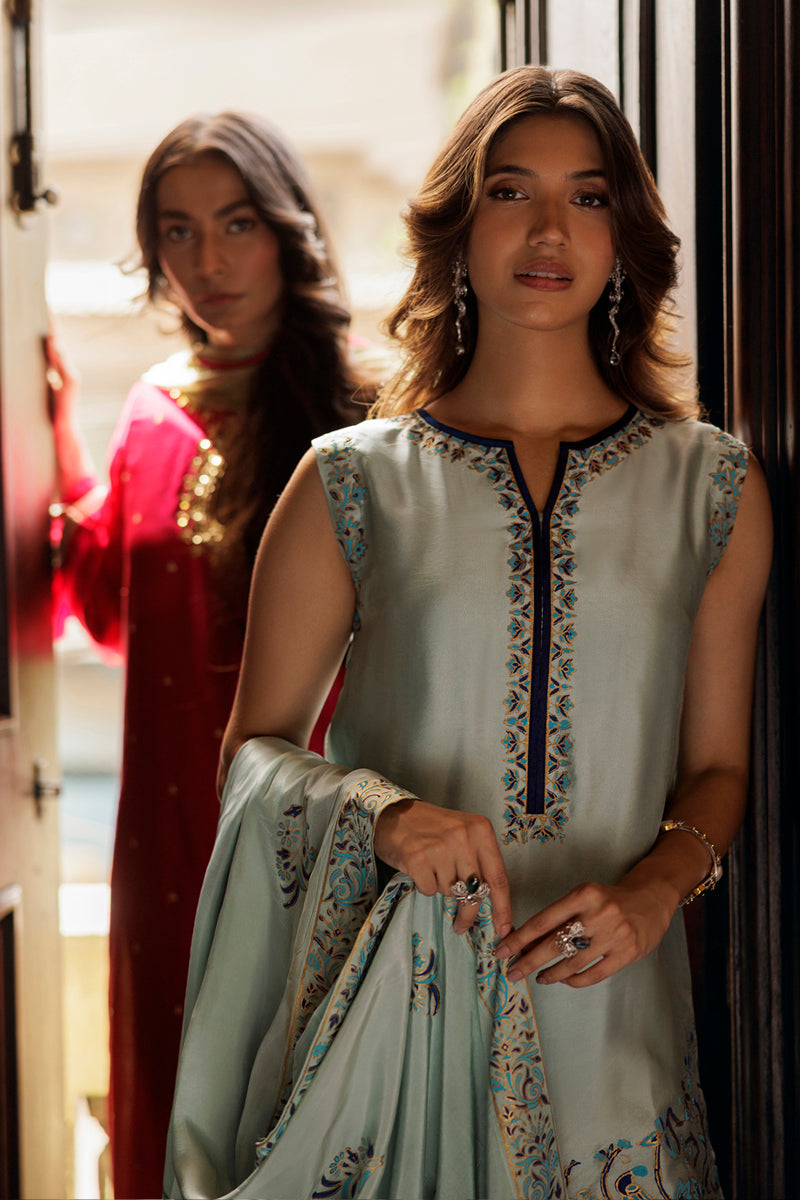 The Pink Tree Company | Yaadish Bakhair | Firoza by The Pink Tree Company - Designer Dress  - Type : Ladies Clothes - Available at Libayah - 100% Original 