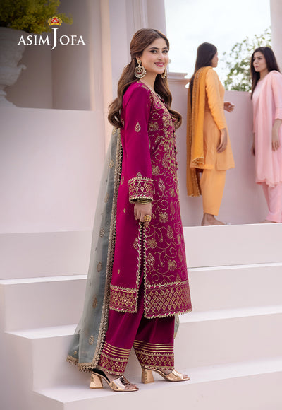 Asim Jofa | Dhanak Rang Collection | AJCF-12 by Asim Jofa - Designer Dress - Type: Ladies Clothes - Available at Libayah - 100% Original