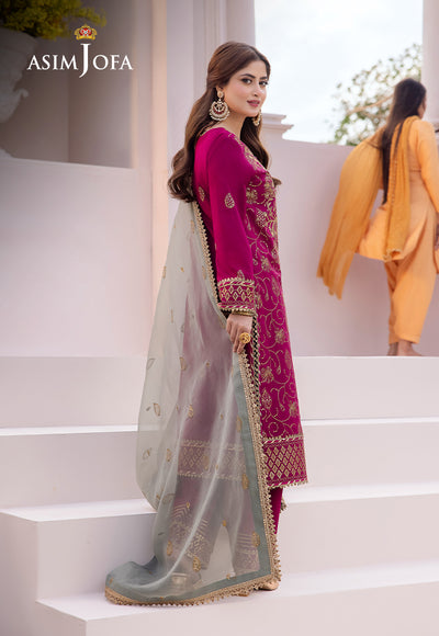 Asim Jofa | Dhanak Rang Collection | AJCF-12 by Asim Jofa - Designer Dress - Type: Ladies Clothes - Available at Libayah - 100% Original