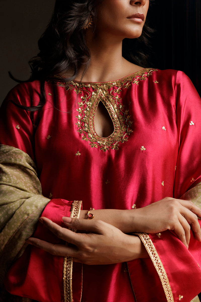 The Pink Tree Company | Yaadish Bakhair | Gul-e-Dhani by The Pink Tree Company - Designer Dress  - Type : Ladies Clothes - Available at Libayah - 100% Original 