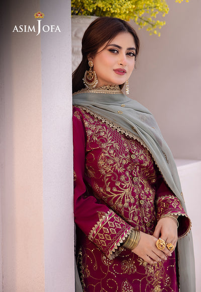 Asim Jofa | Dhanak Rang Collection | AJCF-12 by Asim Jofa - Designer Dress - Type: Ladies Clothes - Available at Libayah - 100% Original