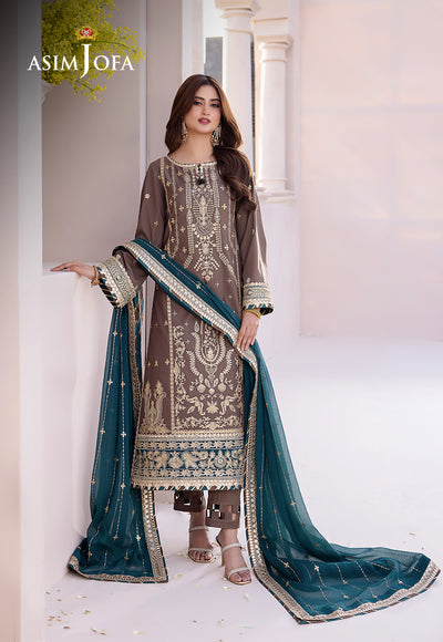 Asim Jofa | Dhanak Rang Collection | AJCF-30 by Asim Jofa - Designer Dress - Type: Ladies Clothes - Available at Libayah - 100% Original