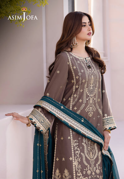 Asim Jofa | Dhanak Rang Collection | AJCF-30 by Asim Jofa - Designer Dress - Type: Ladies Clothes - Available at Libayah - 100% Original