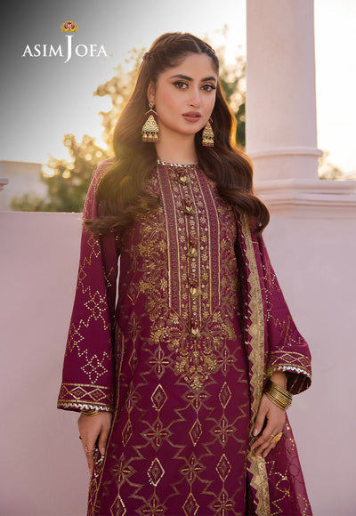 Asim Jofa | Dhanak Rang Collection | AJCF-05 by Asim Jofa - Designer Dress - Type: Ladies Clothes - Available at Libayah - 100% Original