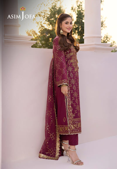 Asim Jofa | Dhanak Rang Collection | AJCF-05 by Asim Jofa - Designer Dress - Type: Ladies Clothes - Available at Libayah - 100% Original