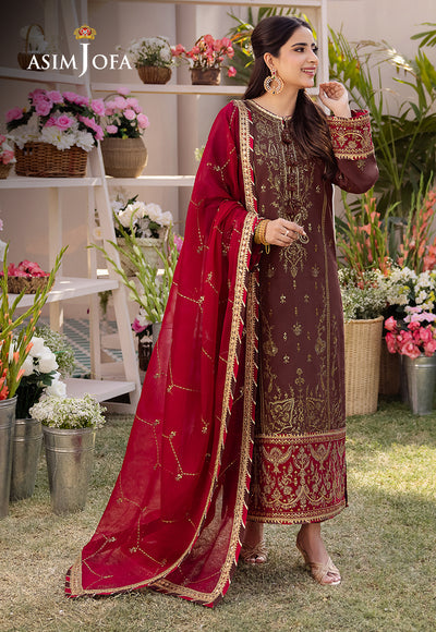 Asim Jofa | Dhanak Rang Collection | AJCF-27 by Asim Jofa - Designer Dress - Type: Ladies Clothes - Available at Libayah - 100% Original