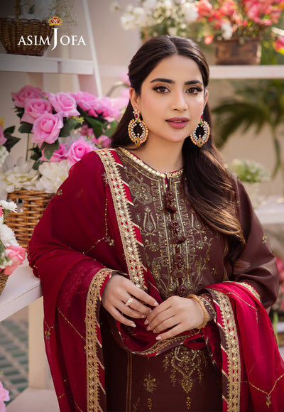 Asim Jofa | Dhanak Rang Collection | AJCF-27 by Asim Jofa - Designer Dress - Type: Ladies Clothes - Available at Libayah - 100% Original