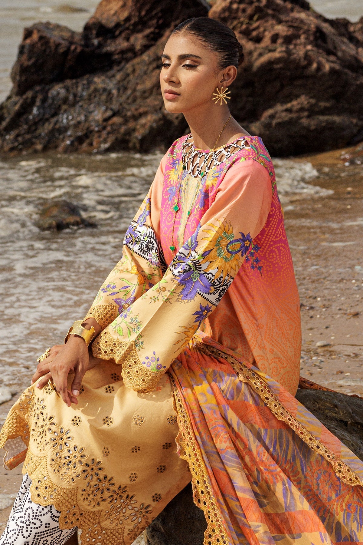 Charizma | Lawn Collection 24 | AS4-08 by Charizma - Designer Dress - Type: Casuals - Available at Libayah - 100% Original