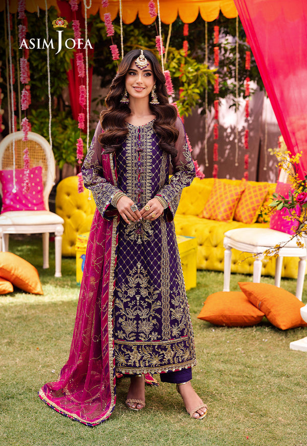 Asim Jofa | Jag Mag Formals | AJMJ-14 by Asim Jofa - Designer Dress - Type: Ladies Clothes - Available at Libayah - 100% Original