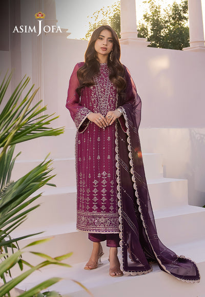 Asim Jofa | Dhanak Rang Collection | AJCF-19 by Asim Jofa - Designer Dress - Type: Ladies Clothes - Available at Libayah - 100% Original
