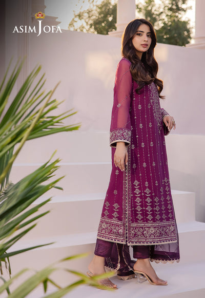 Asim Jofa | Dhanak Rang Collection | AJCF-19 by Asim Jofa - Designer Dress - Type: Ladies Clothes - Available at Libayah - 100% Original