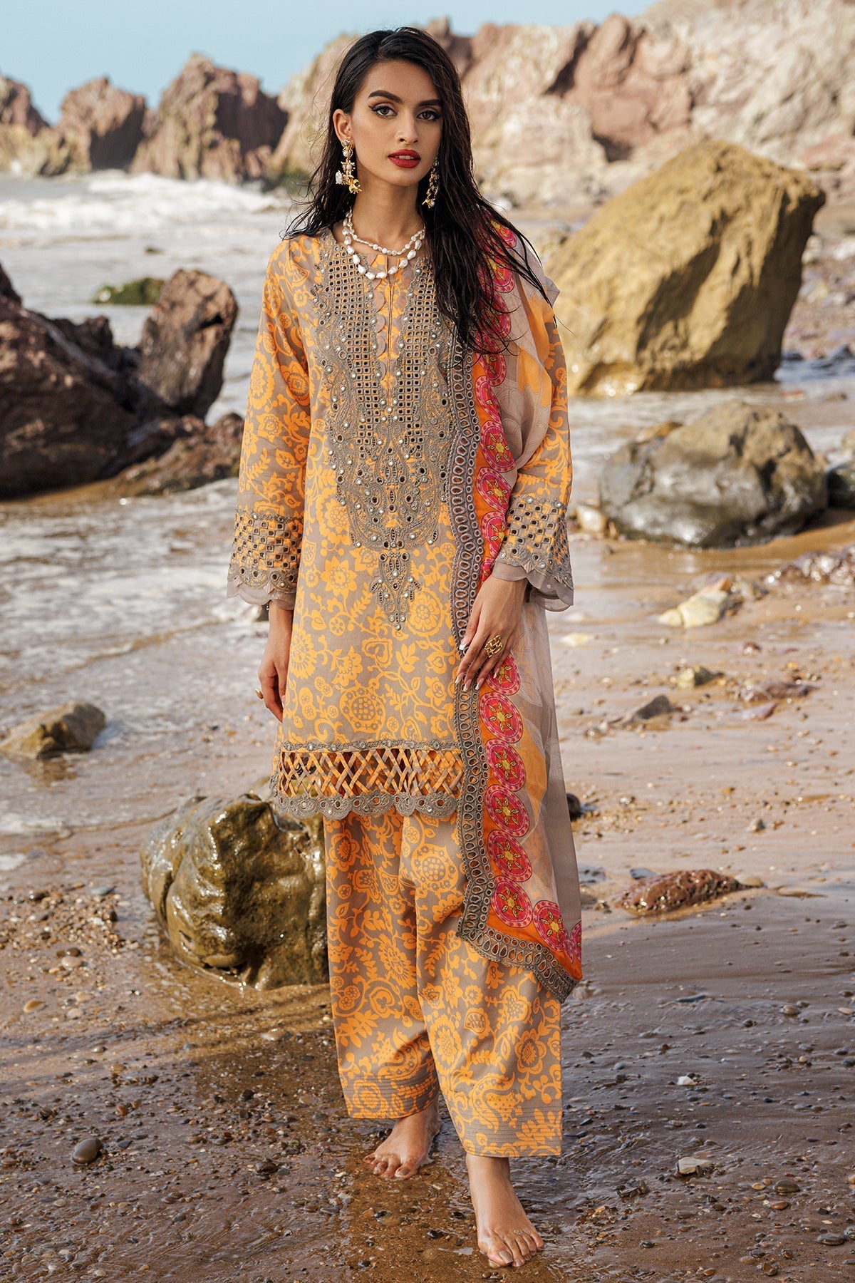 Charizma | Lawn Collection 24 | AS4-09 by Charizma - Designer Dress - Type: Casuals - Available at Libayah - 100% Original