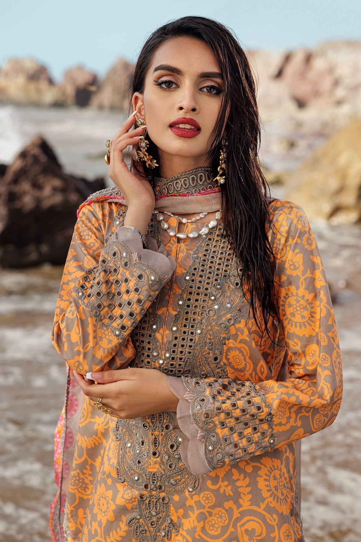 Charizma | Lawn Collection 24 | AS4-09 by Charizma - Designer Dress - Type: Casuals - Available at Libayah - 100% Original