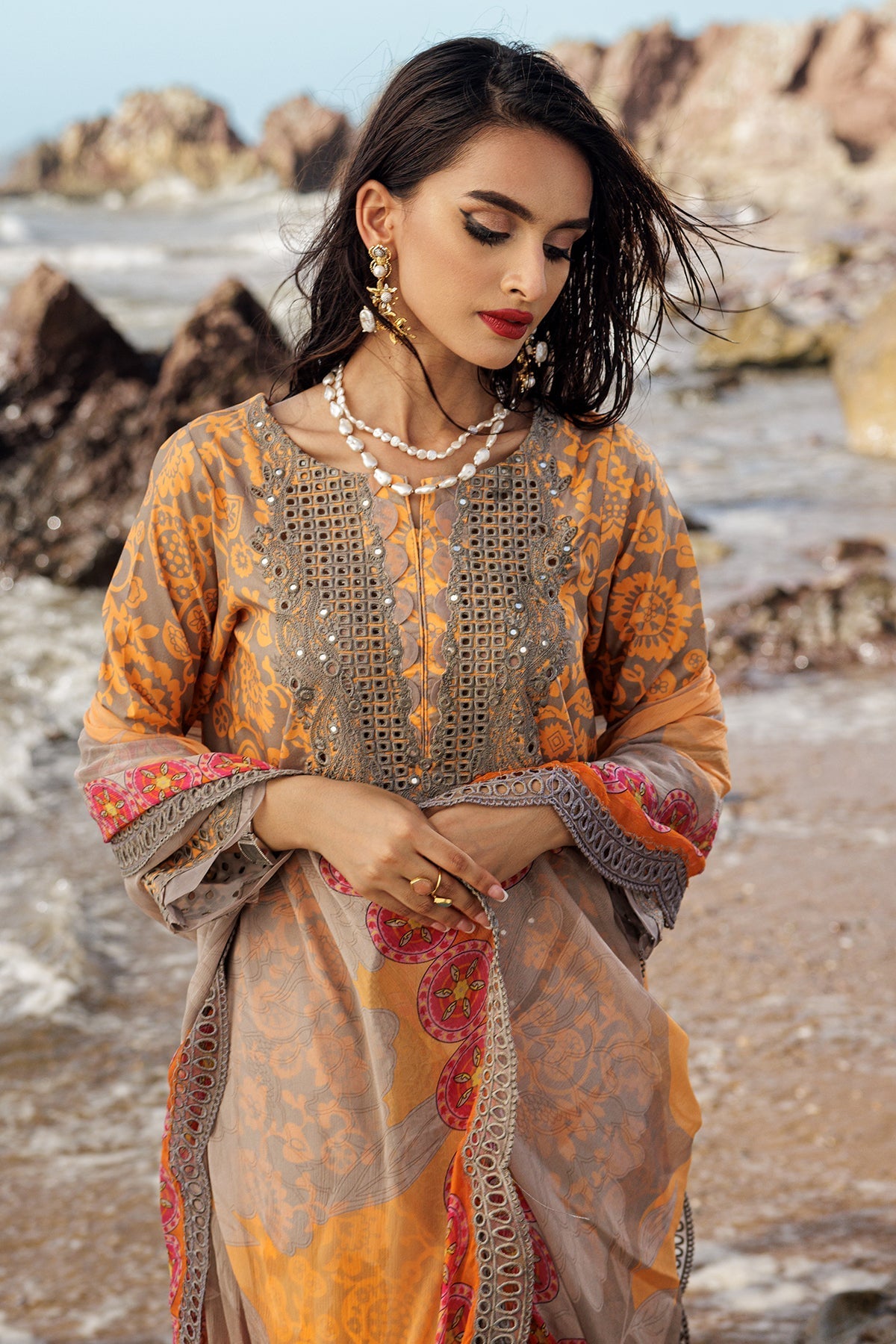 Charizma | Lawn Collection 24 | AS4-09 by Charizma - Designer Dress - Type: Casuals - Available at Libayah - 100% Original
