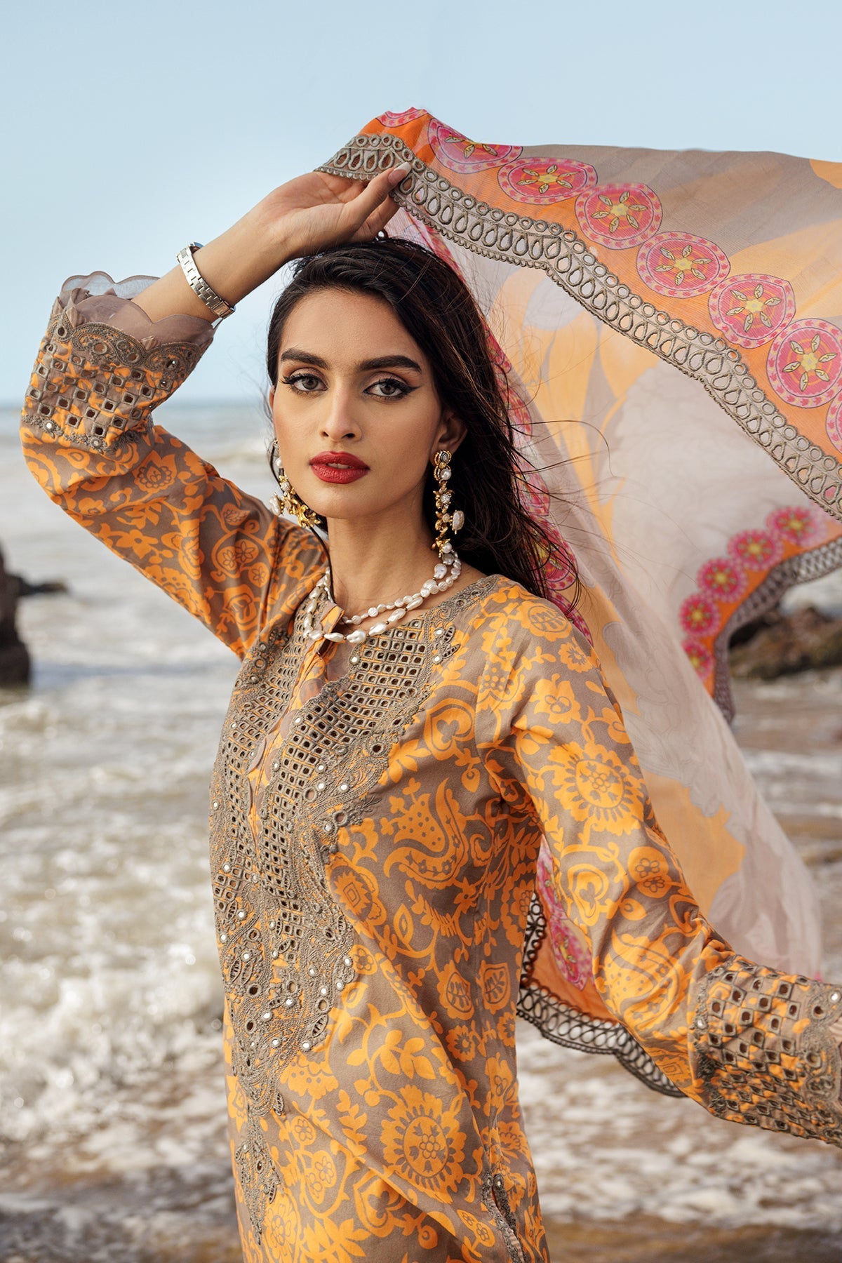 Charizma | Lawn Collection 24 | AS4-09 by Charizma - Designer Dress - Type: Casuals - Available at Libayah - 100% Original