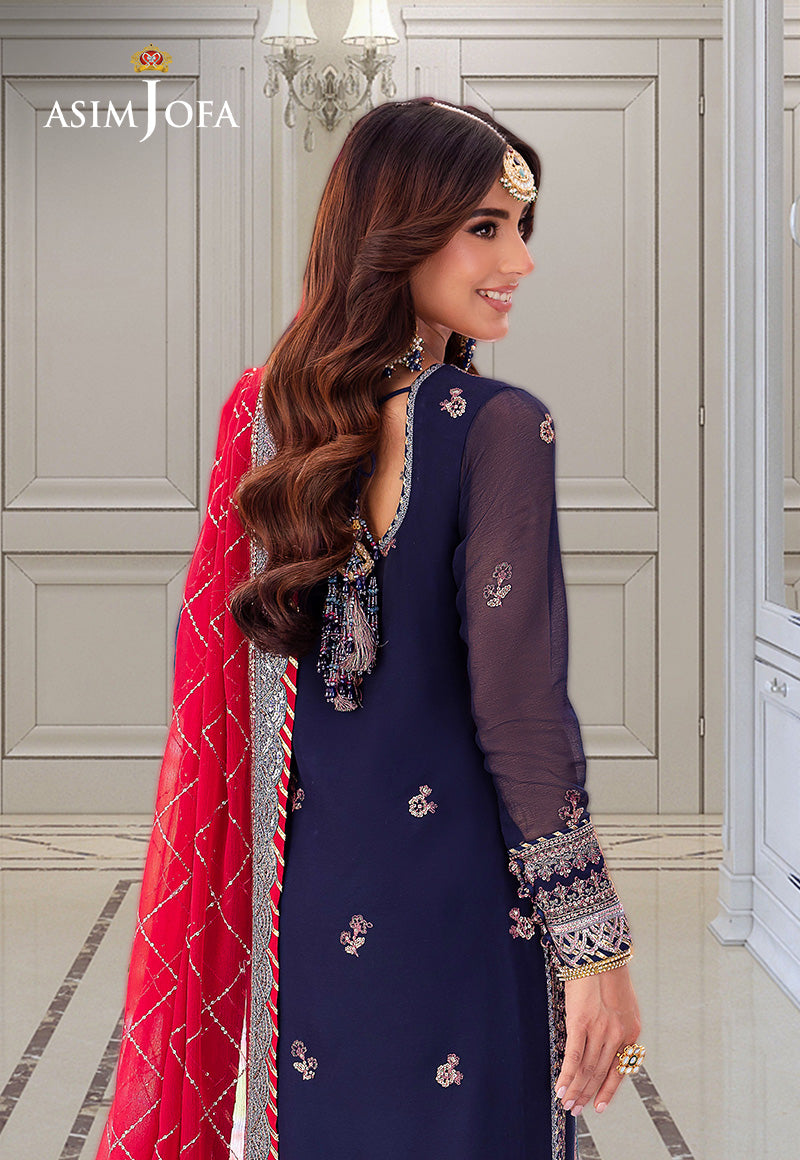 Asim Jofa | festive luxe | AJMJ-07 by Asim Jofa - Designer Dress - Type: Ladies Clothes - Available at Libayah - 100% Original