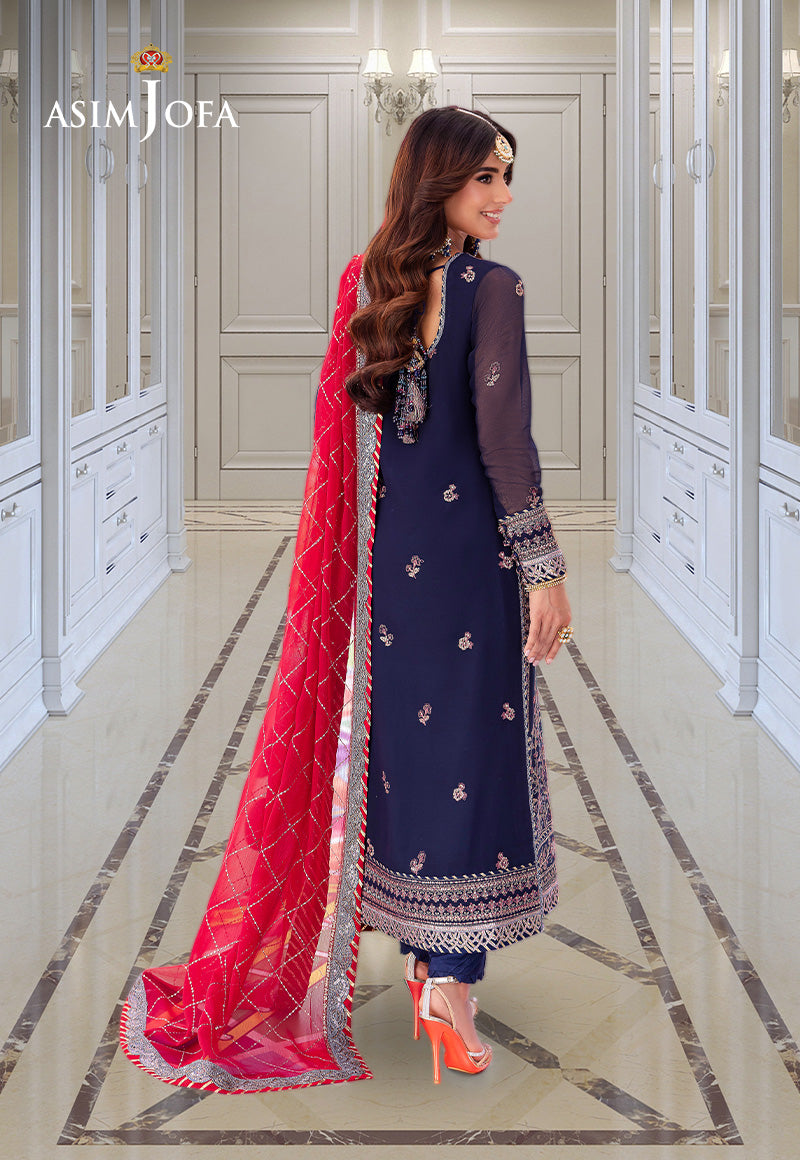 Asim Jofa | festive luxe | AJMJ-07 by Asim Jofa - Designer Dress - Type: Ladies Clothes - Available at Libayah - 100% Original