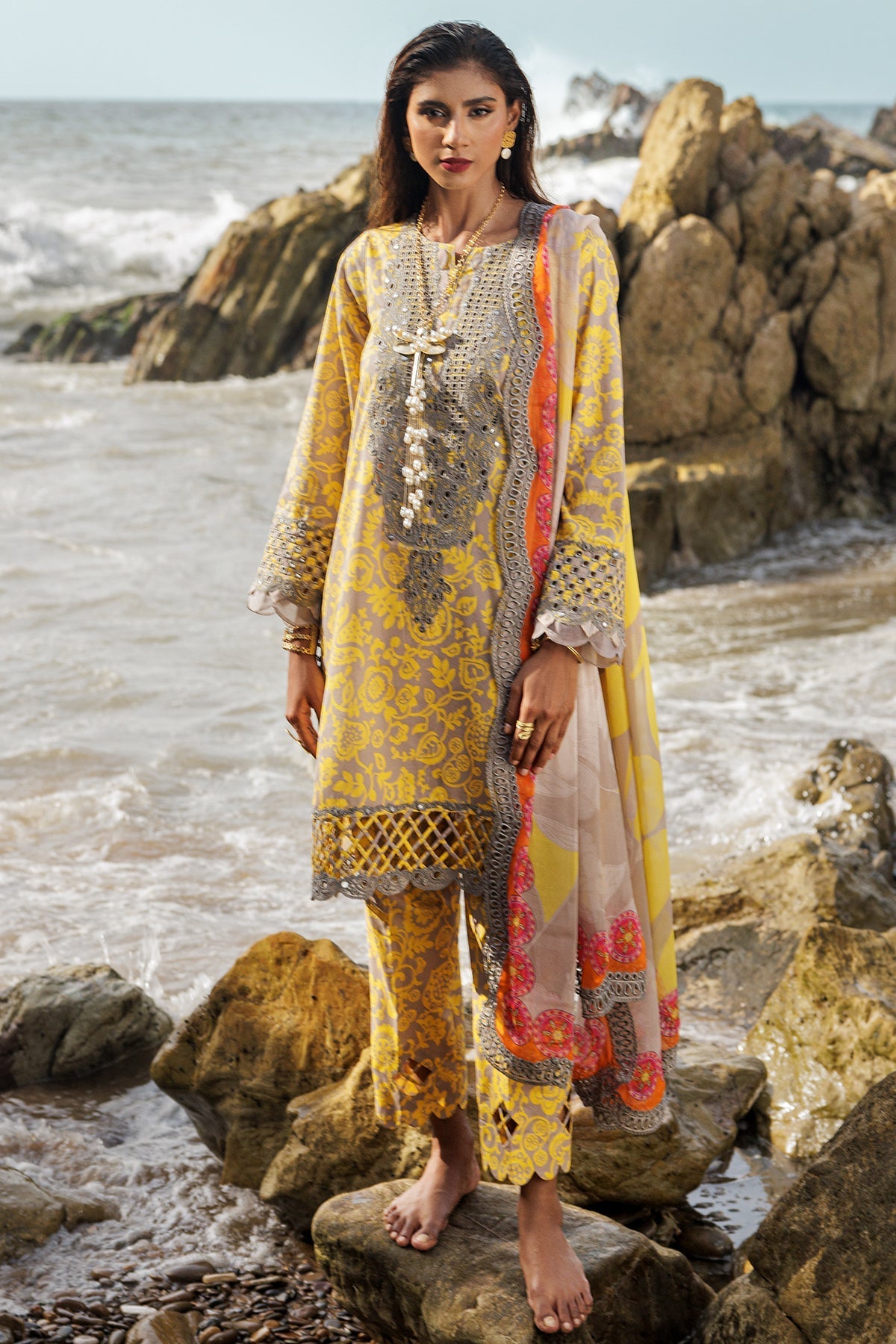Charizma | Lawn Collection 24 | AS4-11 by Charizma - Designer Dress - Type: Casuals - Available at Libayah - 100% Original