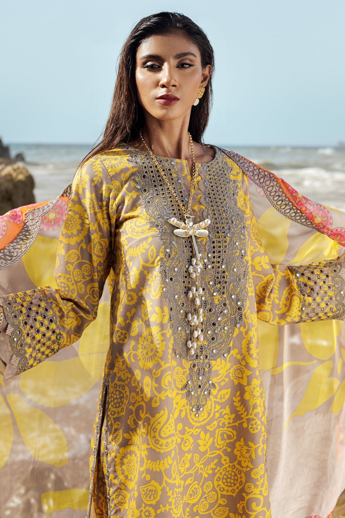 Charizma | Lawn Collection 24 | AS4-11 by Charizma - Designer Dress - Type: Casuals - Available at Libayah - 100% Original
