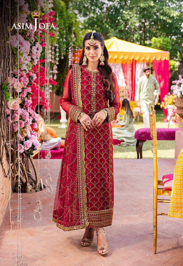 Asim Jofa | Jag Mag Formals | AJMJ-28 by Asim Jofa - Designer Dress - Type: Ladies Clothes - Available at Libayah - 100% Original