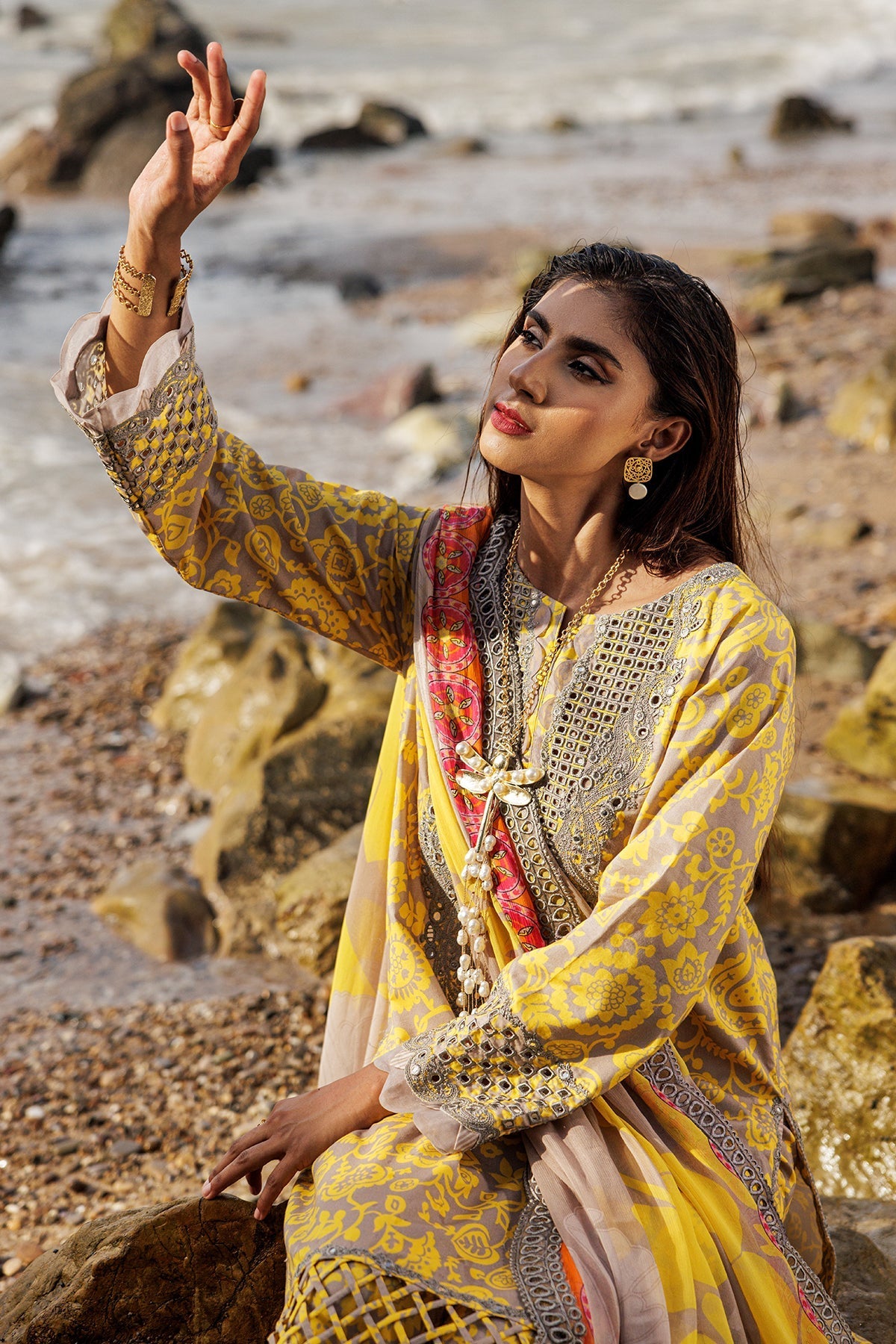 Charizma | Lawn Collection 24 | AS4-11 by Charizma - Designer Dress - Type: Casuals - Available at Libayah - 100% Original
