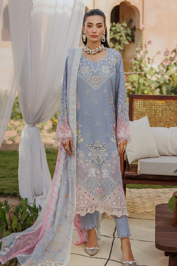 Rajbari | Amali Festive Lawn | 3-A by Rajbari - Designer Dress - Type: Ladies Clothes - Available at Libayah - 100% Original