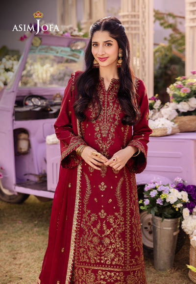 Asim Jofa | Dhanak Rang Collection | AJCF-28 by Asim Jofa - Designer Dress - Type: Ladies Clothes - Available at Libayah - 100% Original