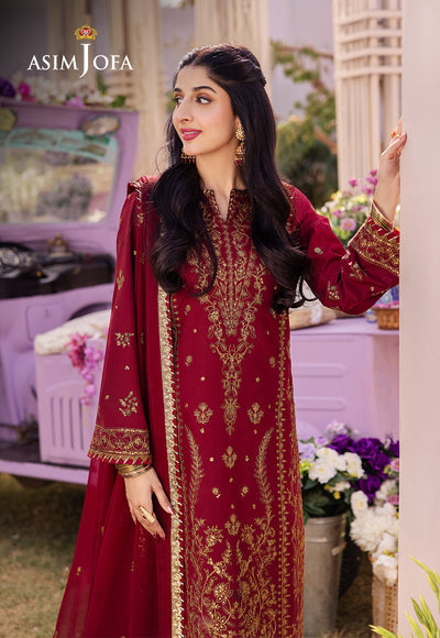 Asim Jofa | Dhanak Rang Collection | AJCF-28 by Asim Jofa - Designer Dress - Type: Ladies Clothes - Available at Libayah - 100% Original