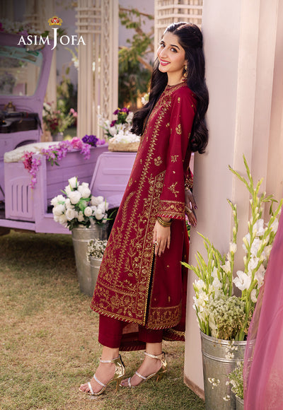 Asim Jofa | Dhanak Rang Collection | AJCF-28 by Asim Jofa - Designer Dress - Type: Ladies Clothes - Available at Libayah - 100% Original