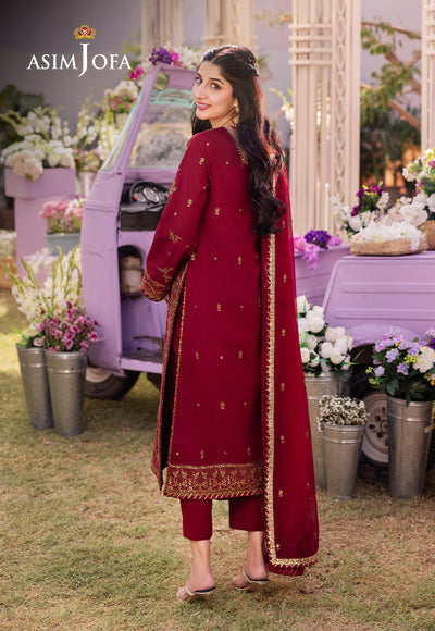 Asim Jofa | Dhanak Rang Collection | AJCF-28 by Asim Jofa - Designer Dress - Type: Ladies Clothes - Available at Libayah - 100% Original