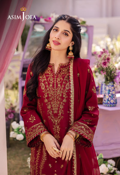 Asim Jofa | Dhanak Rang Collection | AJCF-28 by Asim Jofa - Designer Dress - Type: Ladies Clothes - Available at Libayah - 100% Original