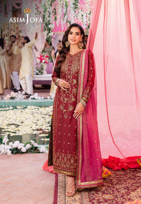 Asim Jofa | Jag Mag Formals | AJMJ-22 by Asim Jofa - Designer Dress - Type: Ladies Clothes - Available at Libayah - 100% Original