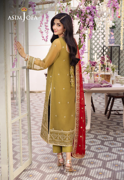 Asim Jofa | Dhanak Rang Collection | AJCF-26 by Asim Jofa - Designer Dress - Type: Ladies Clothes - Available at Libayah - 100% Original