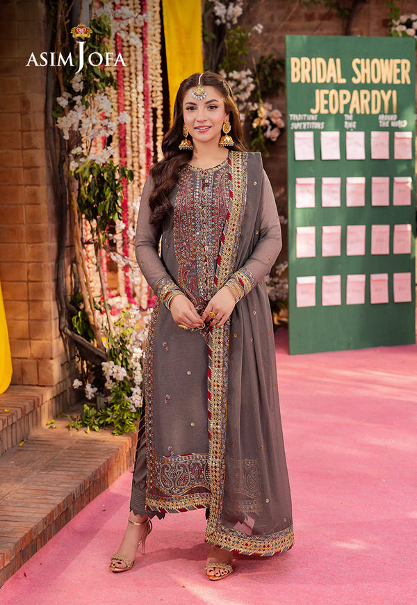 Asim Jofa | Jag Mag Formals | AJMJ-19 by Asim Jofa - Designer Dress - Type: Ladies Clothes - Available at Libayah - 100% Original