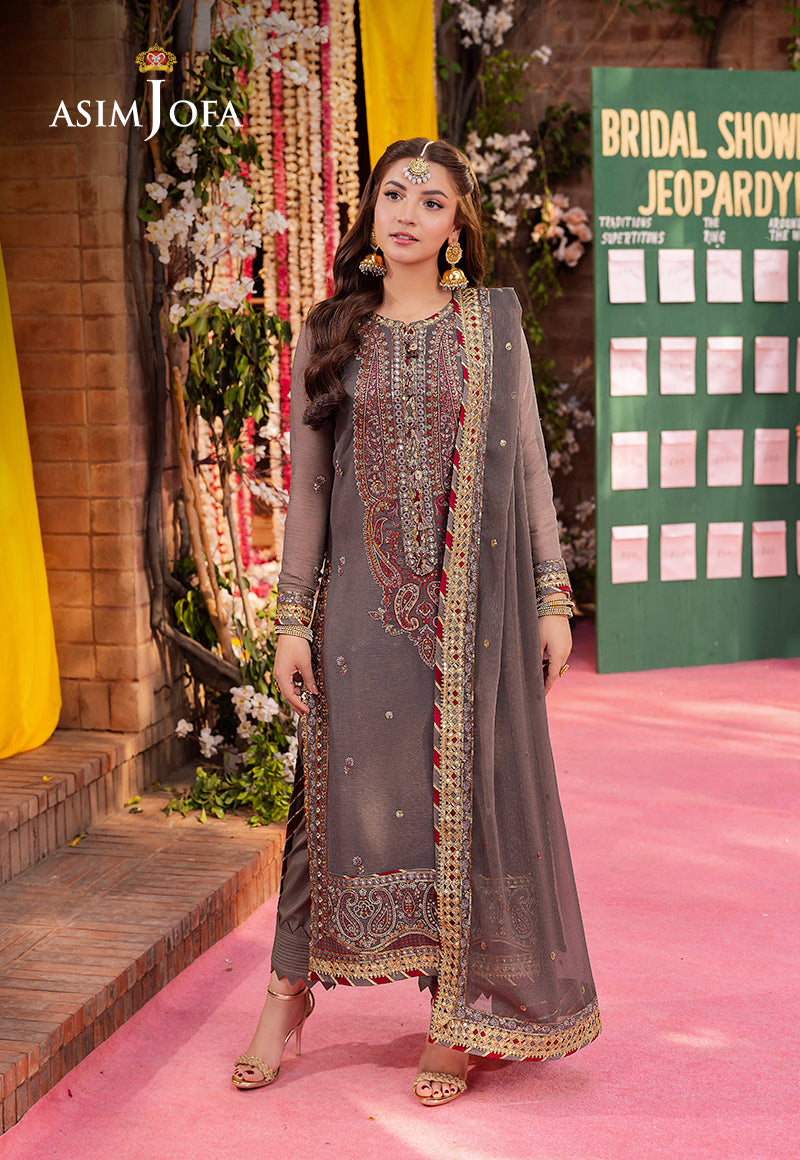 Asim Jofa | Jag Mag Formals | AJMJ-19 by Asim Jofa - Designer Dress - Type: Ladies Clothes - Available at Libayah - 100% Original