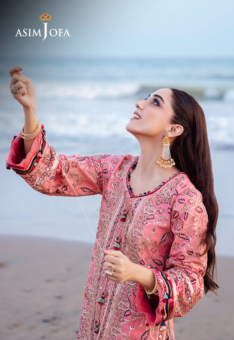 Asim Jofa | Uraan Lawn Chiffon Collection | AJUR-06 by Asim Jofa - Designer Dress - Type: Ladies Clothes - Available at Libayah - 100% Original