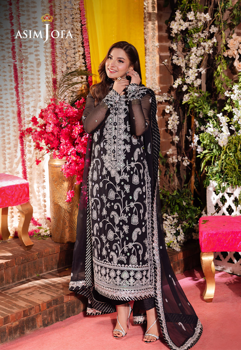 Asim Jofa | Jag Mag Formals | AJMJ-01 by Asim Jofa - Designer Dress - Type: Ladies Clothes - Available at Libayah - 100% Original