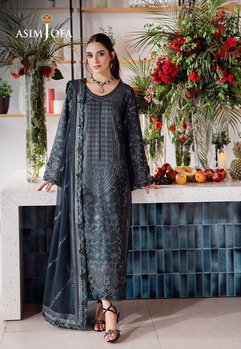 Asim Jofa | Uraan Lawn Chiffon Collection | AJUR-01 by Asim Jofa - Designer Dress - Type: Ladies Clothes - Available at Libayah - 100% Original