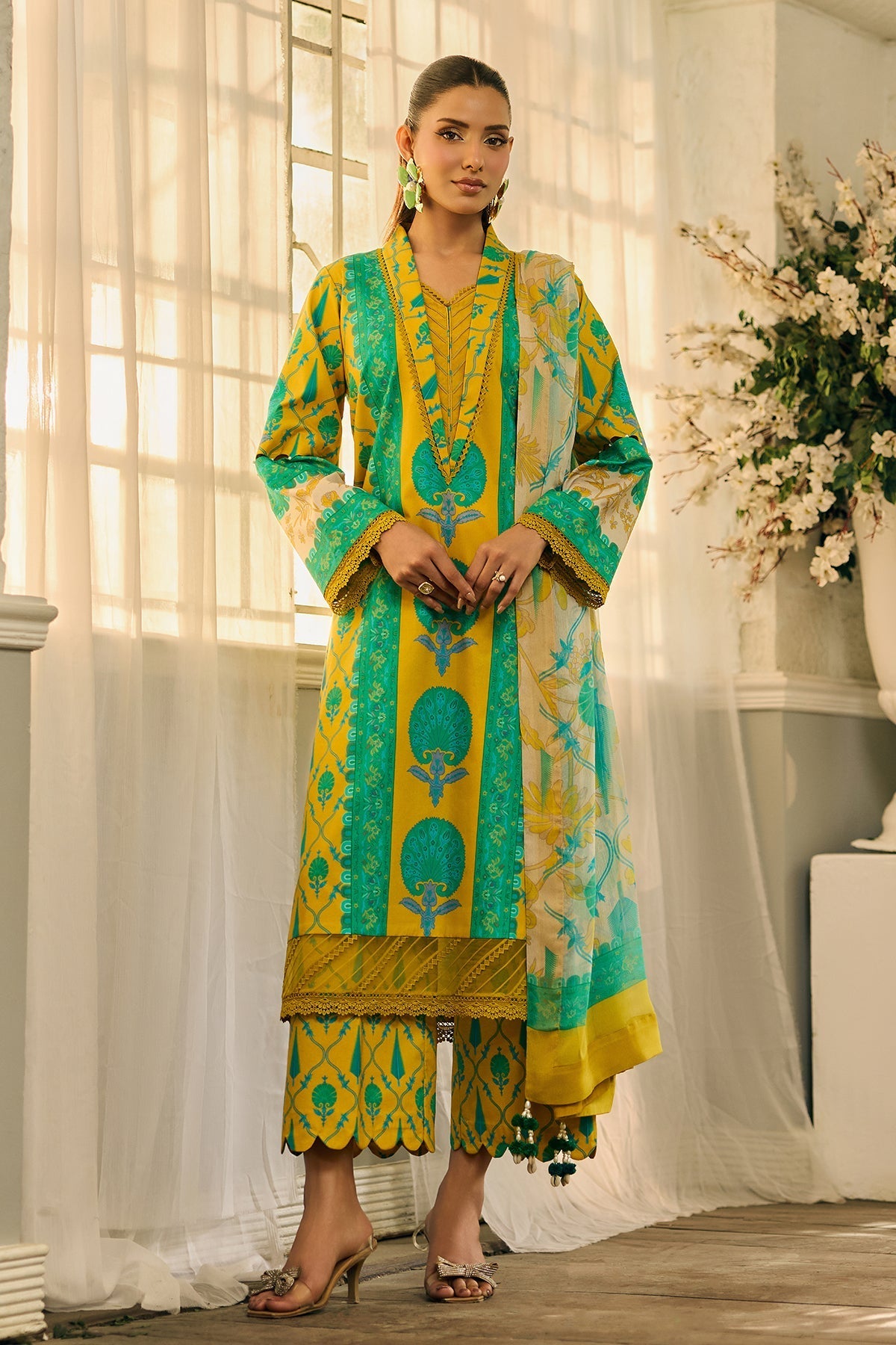 Charizma | C Print Lawn | CP6-15 by Charizma - Designer Dress  - Type : Ladies Clothes - Available at Libayah - 100% Original 