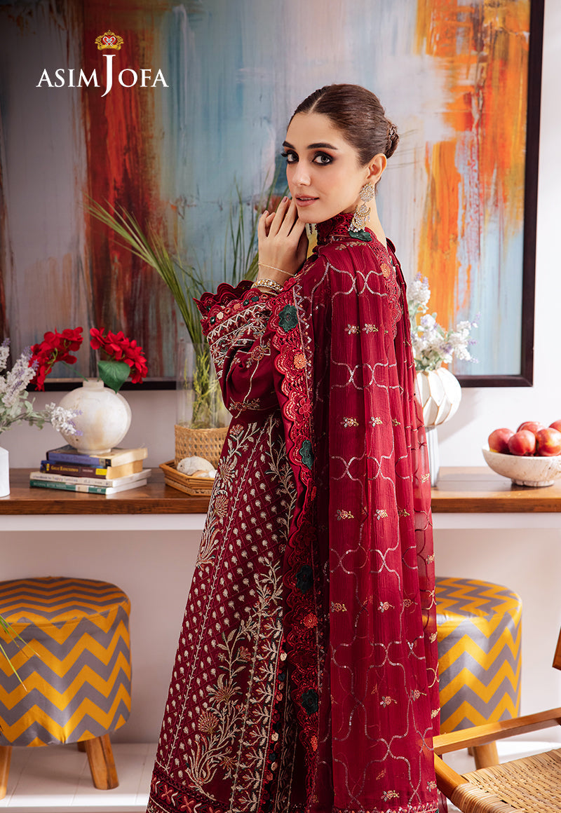 Asim Jofa | Uraan Lawn Chiffon Collection | AJUR-04 by Asim Jofa - Designer Dress - Type: Ladies Clothes - Available at Libayah - 100% Original