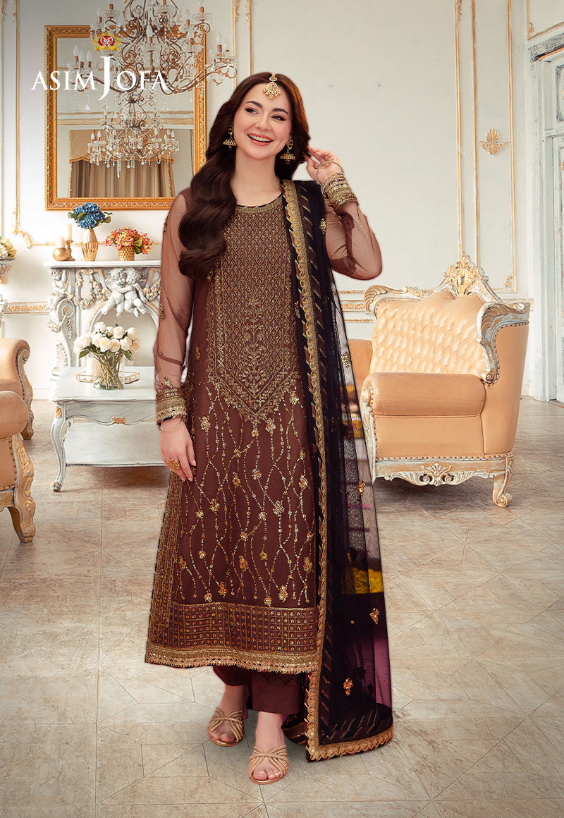 Asim Jofa | festive luxe | AJMJ-24 by Asim Jofa - Designer Dress - Type: Ladies Clothes - Available at Libayah - 100% Original