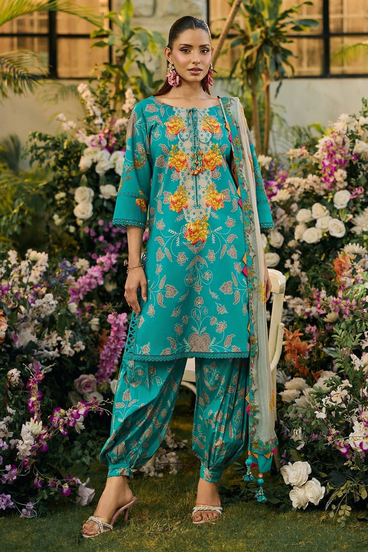 Charizma | C Print Lawn | CP6-12 by Charizma - Designer Dress  - Type : Ladies Clothes - Available at Libayah - 100% Original 
