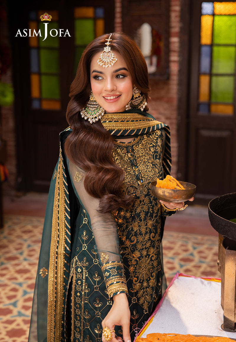 Asim Jofa | Pyaar Diyan Gallan Formals | AJEM-25 by Asim Jofa - Designer Dress - Type: Ladies Clothes - Available at Libayah - 100% Original